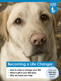 Help people with sight loss by leaving guide dogs a gift