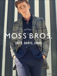 Moss Bros mens suits and menswear