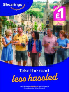Shearings UK Coach Holidays Brochure